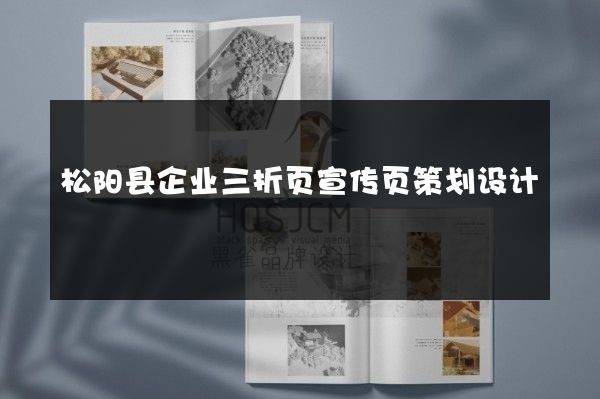 松阳县企业三折页宣传页策划设计