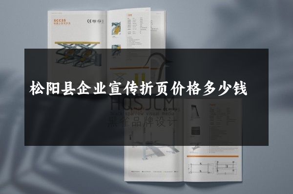 松阳县企业宣传折页价格多少钱