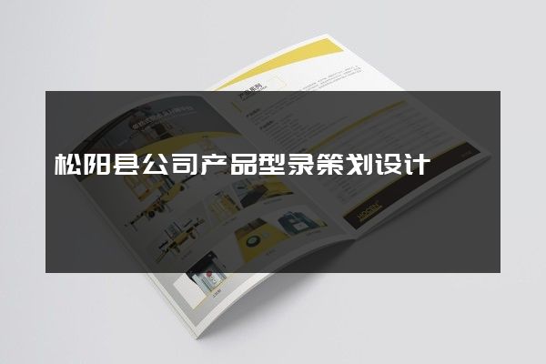 松阳县公司产品型录策划设计