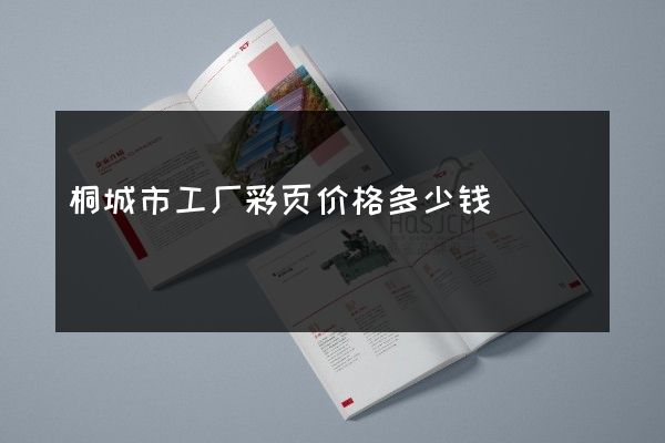 桐城市工厂彩页价格多少钱