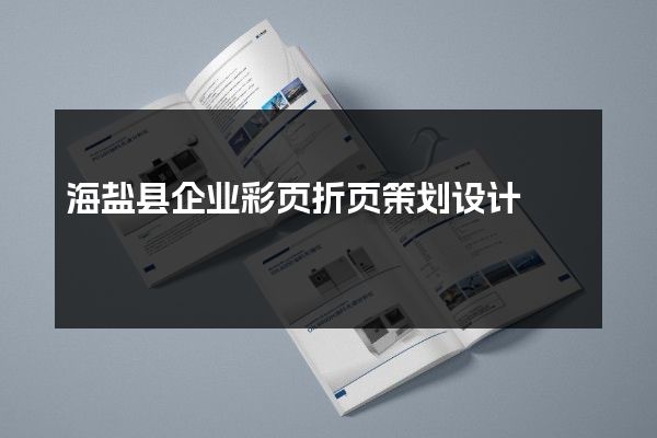 海盐县企业彩页折页策划设计