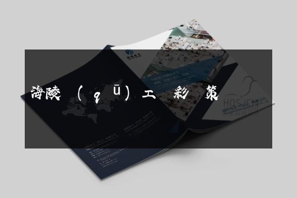 海陵區(qū)工廠彩頁策劃設計