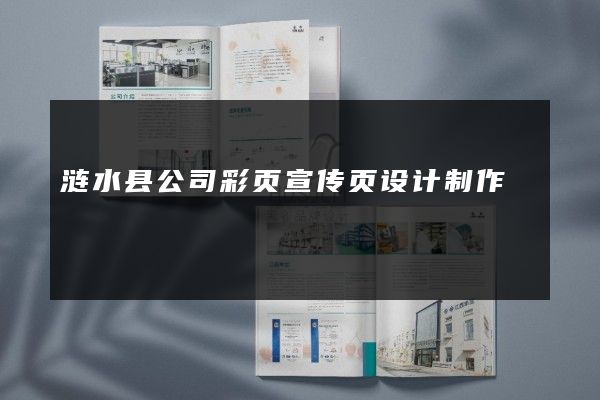 涟水县公司彩页宣传页设计制作
