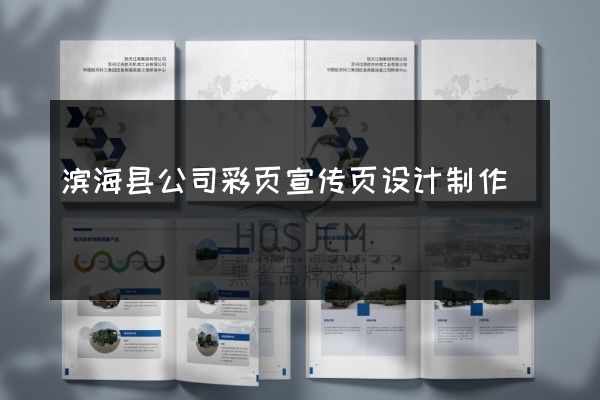 滨海县公司彩页宣传页设计制作