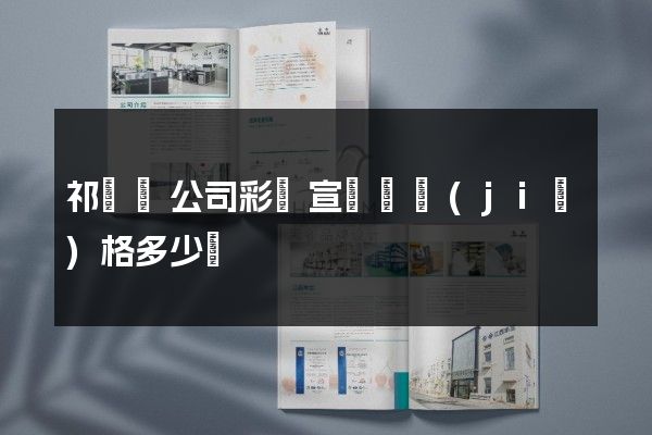 祁門縣公司彩頁宣傳頁價(jià)格多少錢