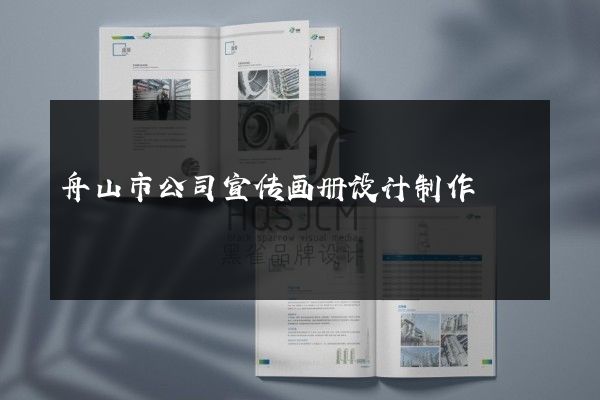 舟山市公司宣传画册设计制作
