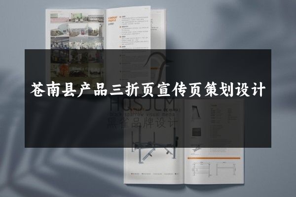苍南县产品三折页宣传页策划设计