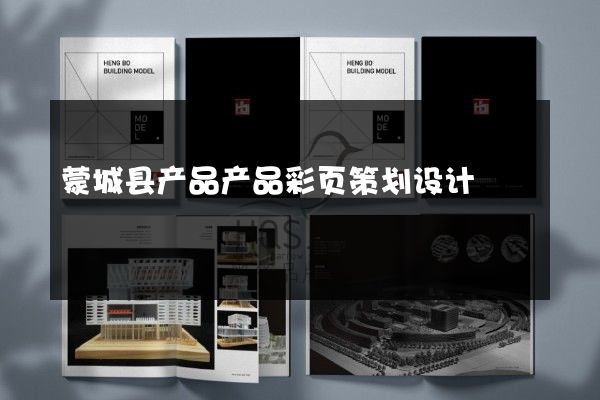 蒙城县产品产品彩页策划设计