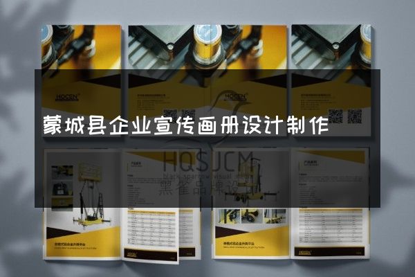 蒙城县企业宣传画册设计制作