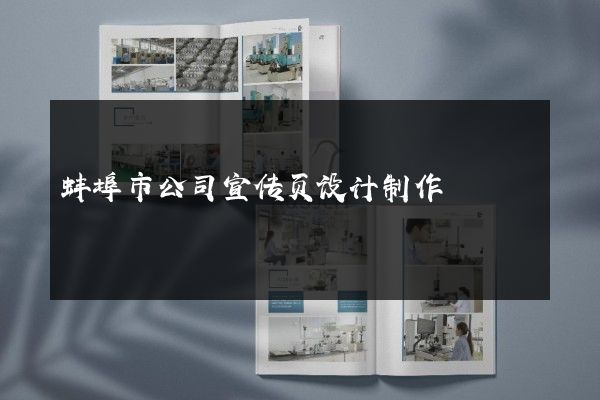蚌埠市公司宣传页设计制作