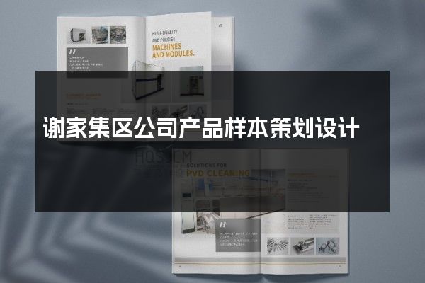 谢家集区公司产品样本策划设计