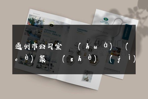 通州市公司宣傳畫(huà)冊(cè)策劃設(shè)計(jì)