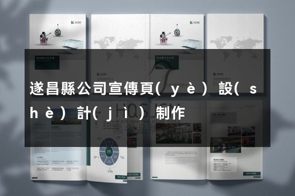 遂昌縣公司宣傳頁(yè)設(shè)計(jì)制作