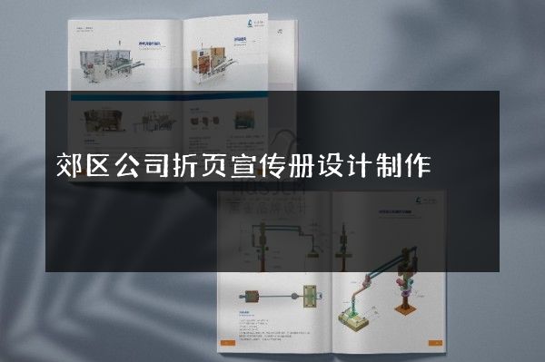 郊区公司折页宣传册设计制作