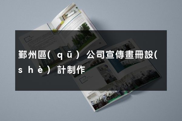 鄞州區(qū)公司宣傳畫冊設(shè)計制作