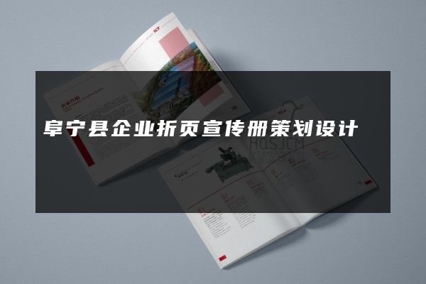 阜宁县企业折页宣传册策划设计