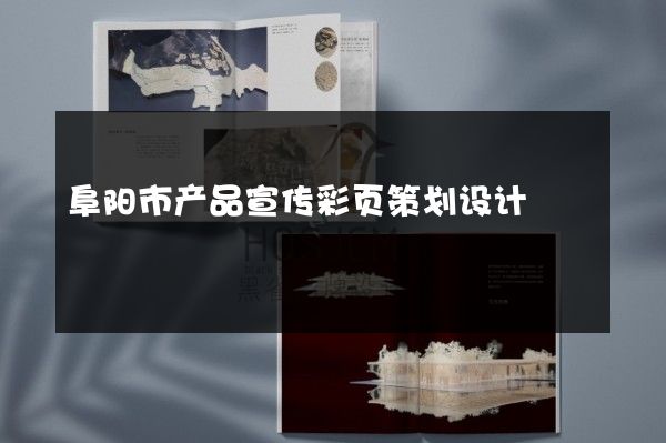 阜阳市产品宣传彩页策划设计
