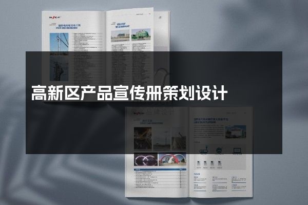 高新区产品宣传册策划设计