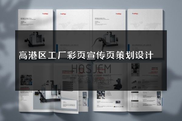 高港区工厂彩页宣传页策划设计