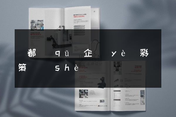 鹽都區(qū)企業(yè)彩頁策劃設(shè)計
