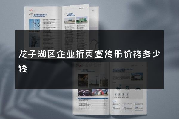 龙子湖区企业折页宣传册价格多少钱